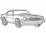 Coloring Camaro Car Pages Muscle Bumblebee Cars Chevy Color Ss Chevrolet Old Drawings Classic Fashioned Tocolor Printable 1969 Nova Getcolorings sketch template