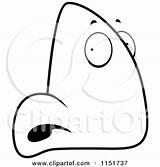 Nose Coloring Clipart Cartoon Character Pro Sick Outlined Vector Thoman Cory Pages Search Small Again Bar Case Looking Don Print sketch template