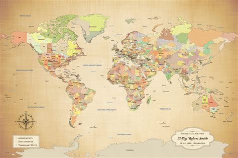 military family push pin world map long distance love map