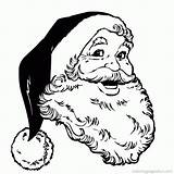 Coloring Santa Pages Claus Christmas Printable Face Clipart Library Popular Coloringhome Codes Insertion sketch template