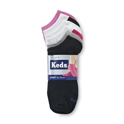 keds women s no show socks 6 pk