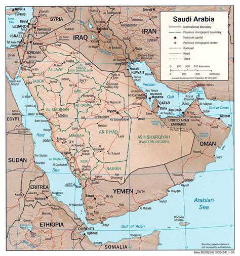 maps  saudi arabia detailed map  saudi arabia  english