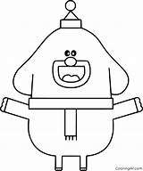 Duggee Colouring Coloringall sketch template