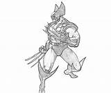 Wolverine Coloring Vs Marvel Capcom Pages Printable sketch template