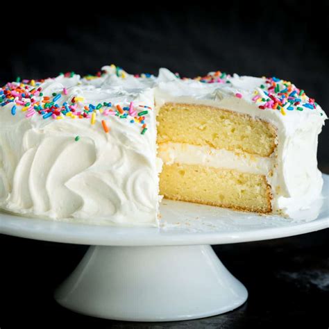 vanilla cake recipe video natashaskitchencom