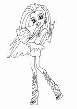 Venus Coloring Monster High Pages Mcflytrap Spirit Ghouls Dolls Print Color Getcolorings Sheets sketch template