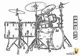 Drums Snare Yescoloring sketch template