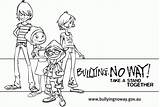 Bullying Coloring Pages Printable Colouring Popular Coloringhome sketch template