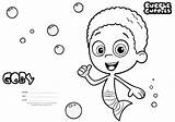 Guppies Bubbling sketch template
