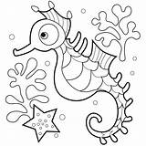 Coloring Pages Ipad Seahorse Library Clipart Kids sketch template