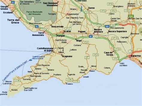 amalfi coast map    villages dream euro trip