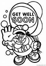 Well Soon Coloring Pages Printable Coloring4free Flowers Cards Books Clown Kitty Hello Santa Says Color Card Print Busy Toddler Keep sketch template