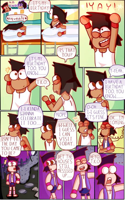 Ok K O Lets Be Heroes T K O S Birthday Comic 1 By