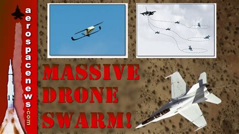 epic perdix drone swarm uav aviation demo drone video aerospacenewscom youtube