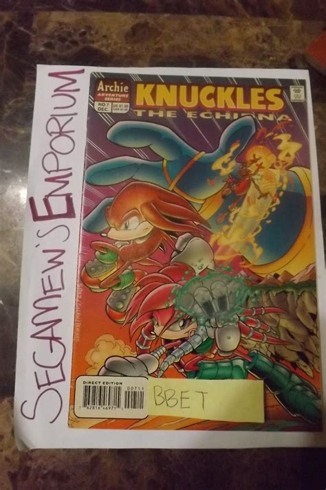 Knuckles The Echidna Issue 7 Vg [sega Sonic