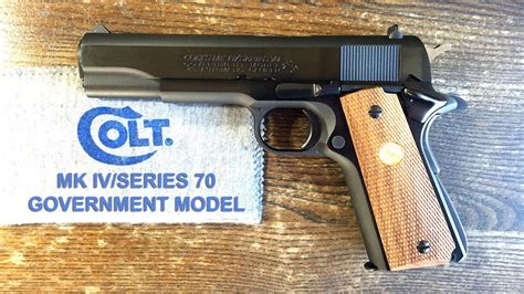 colt  mk ivseries  government model youtube