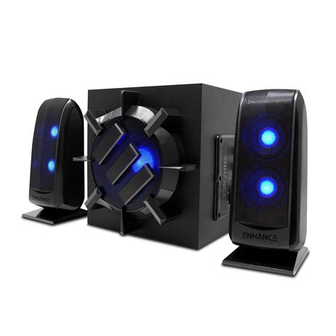 enhance  computer speaker system  powered subwoofer