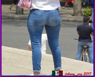 morenas guapas  jeans apretados