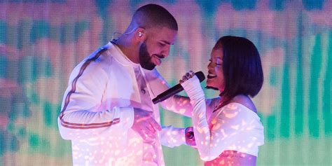 rihanna and drake perform on anti world tour together drake makes