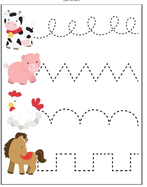 farm animal printables  toddlers kathleen moores kids worksheets