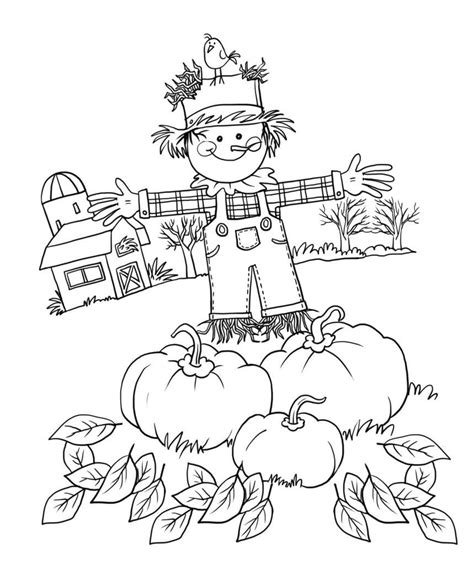 printable fall coloring page  kids coloring page  kids