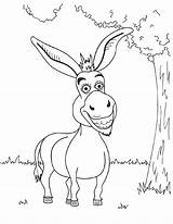 Donkey Coloring Pages Shrek Funny Kids Cartoon Printable Para Drawing Colorir Baby Desenho Color Print Desenhos Mule Getcolorings Getdrawings Bestcoloringpagesforkids sketch template