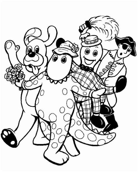 printable wiggles coloring pages  kids