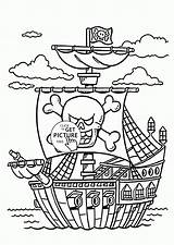 Pirate Coloring Ship Pages Kids Drawing Boys Transportation Printable Colouring Drawings Designlooter Paintingvalley Choose Board Comments sketch template