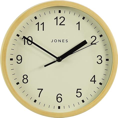 jones clocks small  wall clock  spin perfect   kitchen clock living room wall