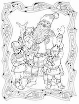 Nicolas Elves Claus Brett Nicola Janbrett Colorare Weihnachtsmann sketch template