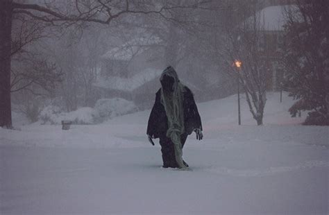 Grim Weather Man Dresses Up As Death In Middle Of