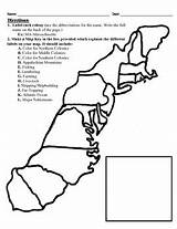 Colonies Map 13 Project Blank Worksheet Printable Fill Coloring Middle Southern Grade Projects Thirteen Original Colonial America Color 5x11 Test sketch template