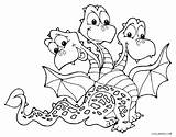 Coloring Pages Dragon Advanced Getcolorings Drago sketch template
