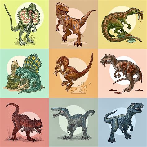 detalle  imagen dibujos de dinosaurios jurassic world thptnganamst