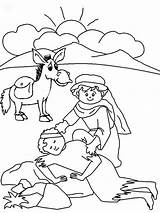 Samaritan Good Coloring Drawing Pages Bible Kids Story Netart Color Parable Drawings Preschool Sheets Printable Clipart Sunday Colour Getdrawings Cartoon sketch template