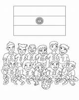 Argentina Uruguay Colorir Futbol Futebol Uruguai Hellokids Desenhos Pict Línea sketch template