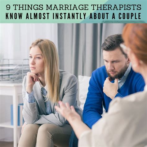 9 things marriage therapists know almost instantly about a couple huffpost