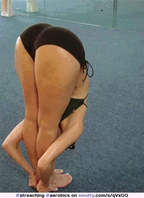 an image by akakooni aerobics ass spandex gymnast yoga