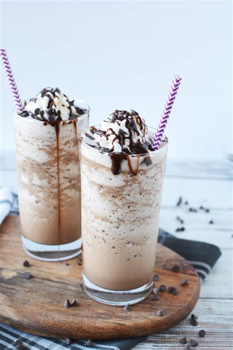 homemade mocha frappuccino recipe with chips and syrup yum