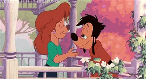 Max And Roxanne A Goofy Movie Disney Kiss S