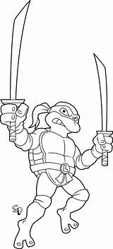 Leonardo Coloring Pages Tmnt Ninja Bebop Rocksteady Turtles Template sketch template