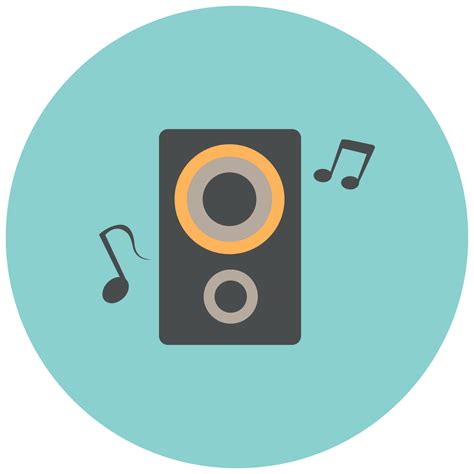 circle icon speaker  png  transparent background