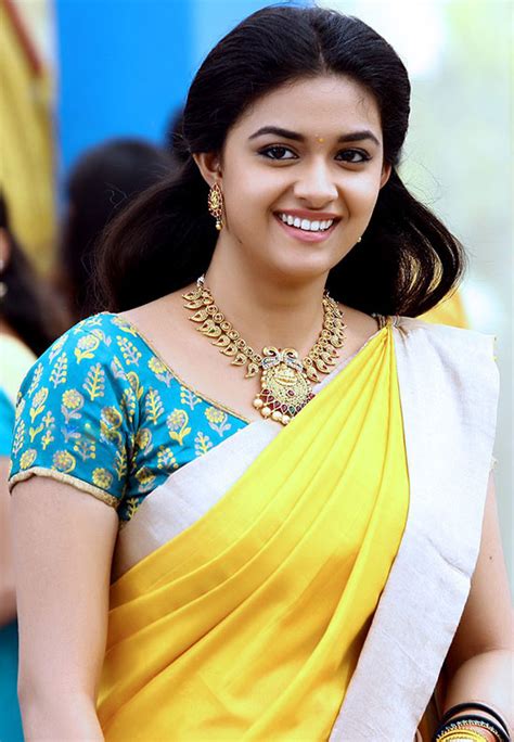 12 Beautiful Pics Of Keerthi Suresh In Saree