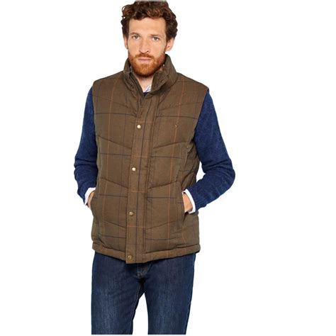 joules braden quilted mens gilet  mens  cho fashion  lifestyle uk