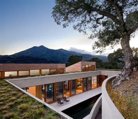 visit  california hillside house rooted  nature