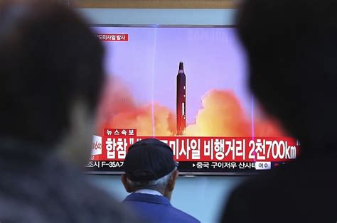 North Korea Has Fired A Missile Over Japan Into The Pacific Ocean