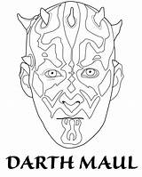 Darth Maul sketch template