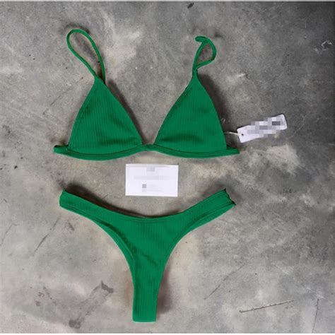 Buy Girls Bikini Set Sexy Brazilian Swimsuit Small Cup High Cut Style