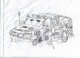 Aztek Pontiac Roadwarrior sketch template