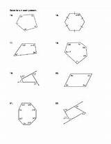 Angles Worksheet Polygons Geometry Polygon Irregular sketch template
